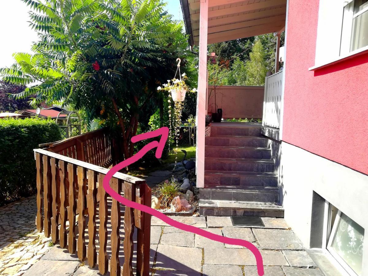 Kleines Studio im Eichenwäldchen, 1 Zimmer Küche Bad Friedrichsgrun Exterior foto