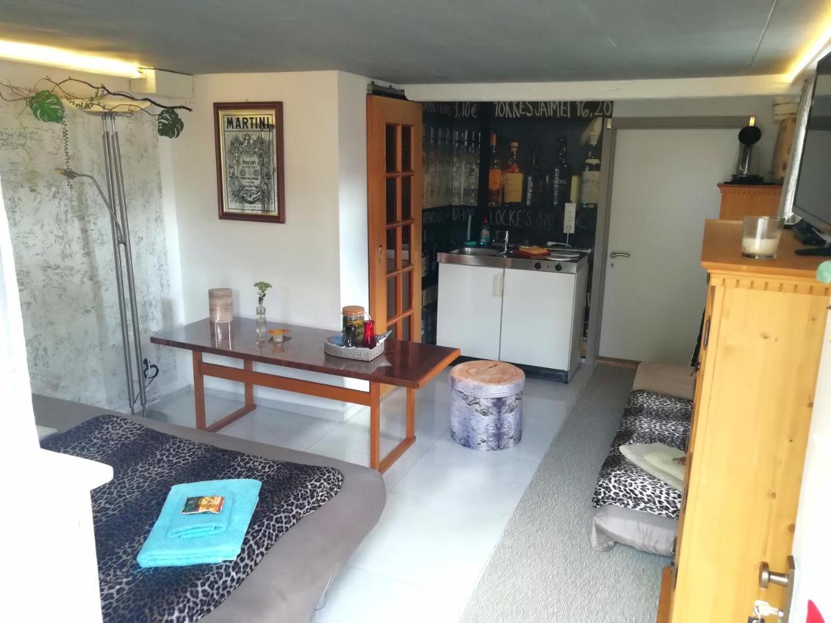 Kleines Studio im Eichenwäldchen, 1 Zimmer Küche Bad Friedrichsgrun Exterior foto