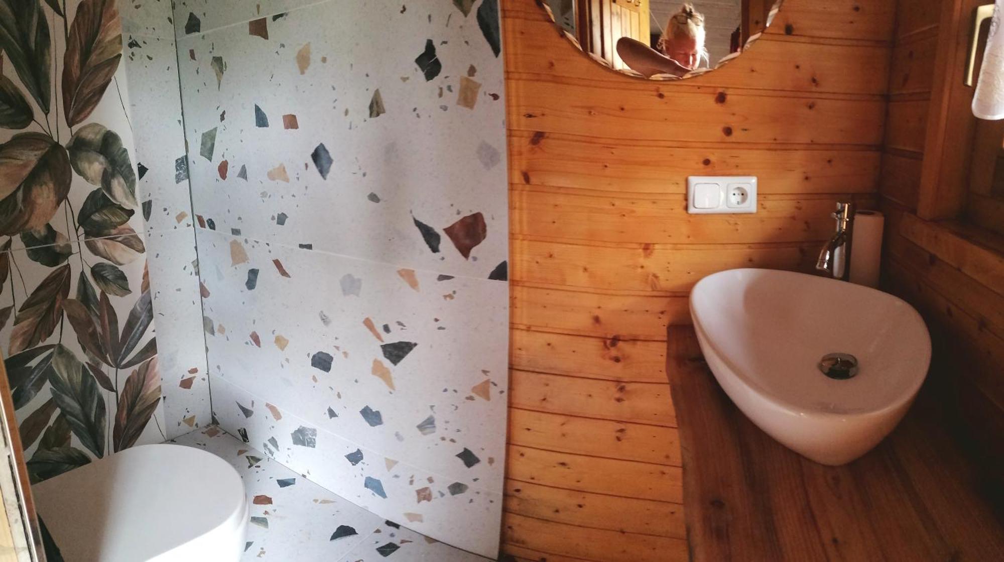 Kleines Studio im Eichenwäldchen, 1 Zimmer Küche Bad Friedrichsgrun Exterior foto